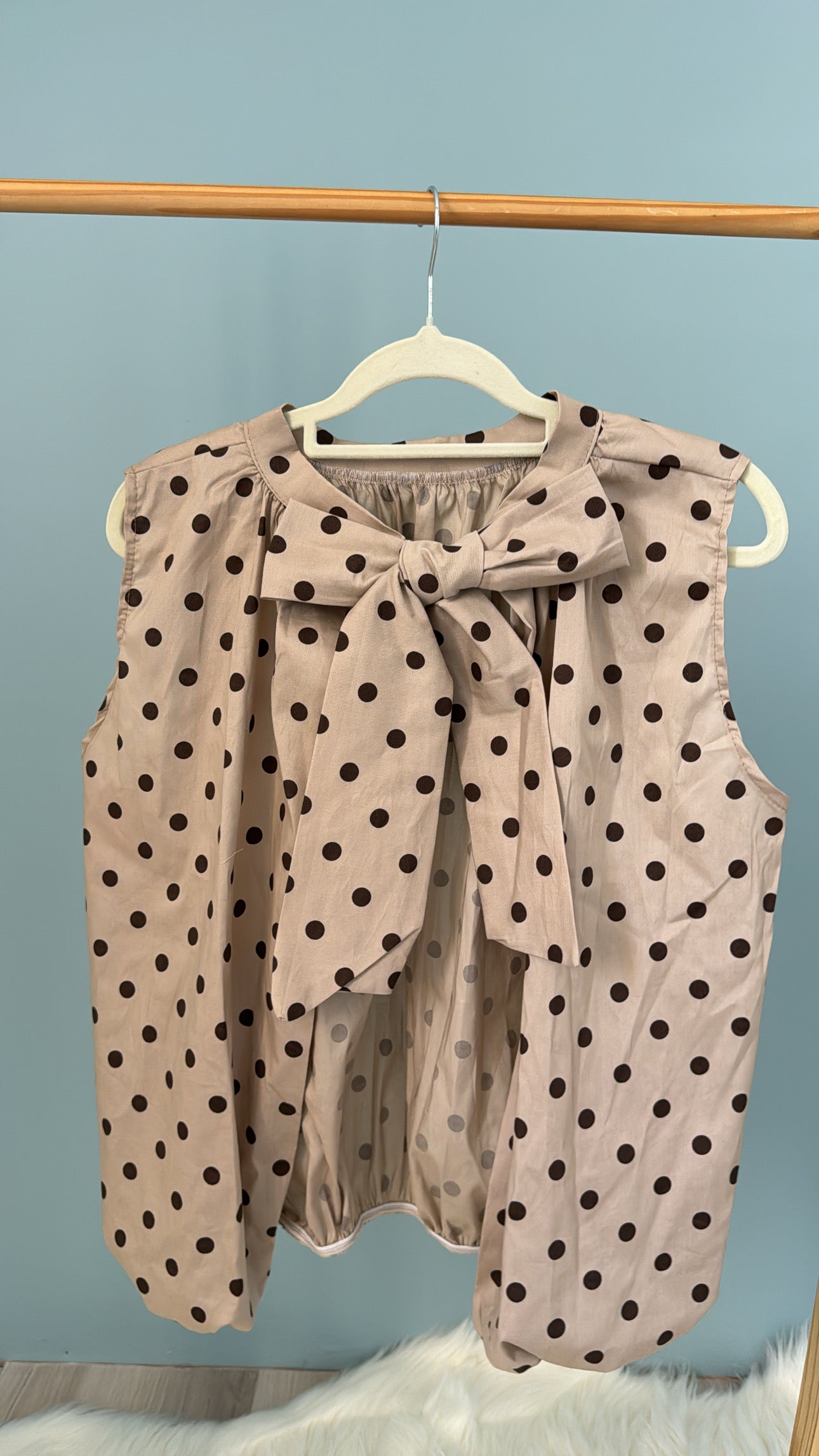 Top Léonie à Pois