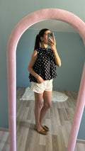 Top Léonie à Pois